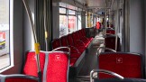 9134_862 Inside tram 311, the first series of Flexity Outlook C trams for Innsbruck also had lengthwise seats, something that passengers are only partially enthusiastic...