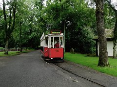 replica of Blackpool and Fleetwood vanguard tram 619