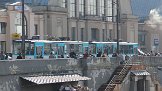 T6B5 Im Hintergrund die Hallen des Zentralmarkts; die Hallen sind 'wiederverwertete' Zeppelinhangars. In the backgound the halls of Riga Central Market, constructed...