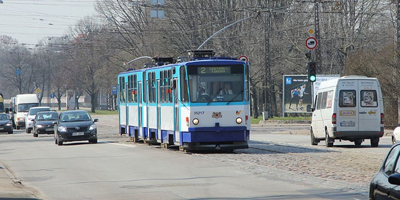 Tatra T6B5 - T3M vierachsige Straßenbahn four-axle standard tram