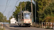 9138_375_Rostock_Strassenbahn Zwei weitere Fahrzeuge dieses Typs sind als Atw im Einsatz. Two more vehicles of this type are in service as working trams.