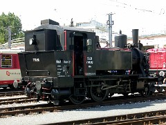 8114_57 Diese SLB Dampflok begann ihr Leben bei den königlich bayrischen Staatseisenbahnen. This SLB steam locomotive began its life with the Royal Bavarian State...