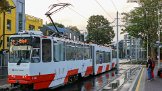 9104_990 Während 2018 auch die Linie 2 dort fuhr, beschränkte man sich im Sommer 2024 auf die Linie 1. While line 2 also ran there in 2018, it was limited to Line 1 in...