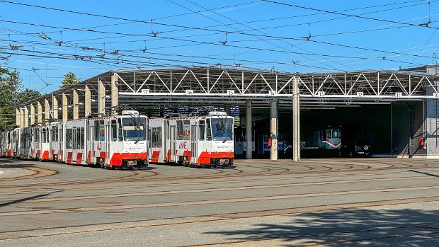 Betriebsbahnhof - depot Es gibt zwei Straßenbahnbetriebsbahnhöfe: Kopli und Vana-Lõuna. Während erstgenannter gut einsehbar ist, haben wir den...