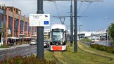 9144_915-Tallinn Neubaustrecke und einer der 20 CAF Urbos. Newly built line and one of the 20 CAF Urbos.