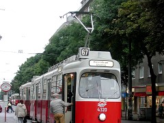 8035_10 Die E2 fahren noch mit Brosebändern. Type E2 trams runnning with its original Brose display.