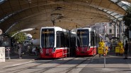 9137_823 Der 6er nutzte die Gleise der Linie 49. Line 6 tram used the tracks of line 49.