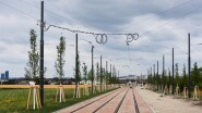 9143_332 Oberleitung in Arbeit Catenary in progress