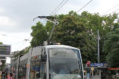 A 36 Zum Einsatz kommen Garnituren der Type A. In service are type A trams.